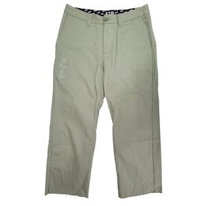 FTP Pants Khaki Size 34 Logo Embroidered Chino CUTOFFS